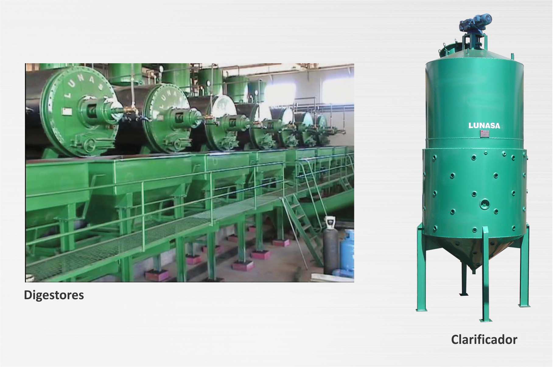 Digestor e Clarificador