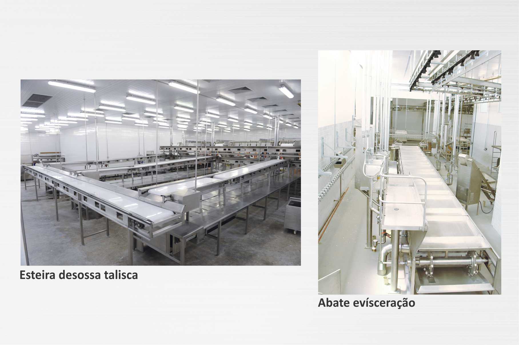 Esteira desossa talisca e Abate avísceração
